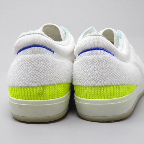 Rothys Lace Up Terry Cloth Sneaker White Textile Casual Shoes Womens Size 9 - Picture 5 of 9